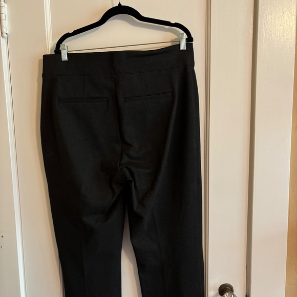 Spanx Slim Straight Ponte pants (dark charcoal) - Picture 2 of 5